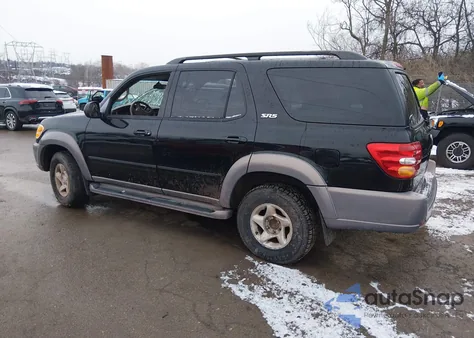 2002 Toyota Sequoia Sr5 V8 z USA, uszkodzony, nr VIN 5TDBT44AX2S081826